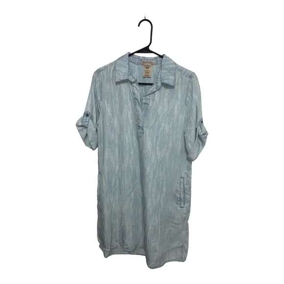white christmas dresses Mary Vintage Stonewashed Denim Shirt Dress by Frank & Eileen main image 0